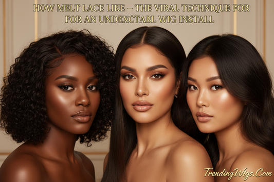 How to Melt Lace Like a Pro — The Viral Technique for an Undetectable Wig Install | TrendingWigs.Com
