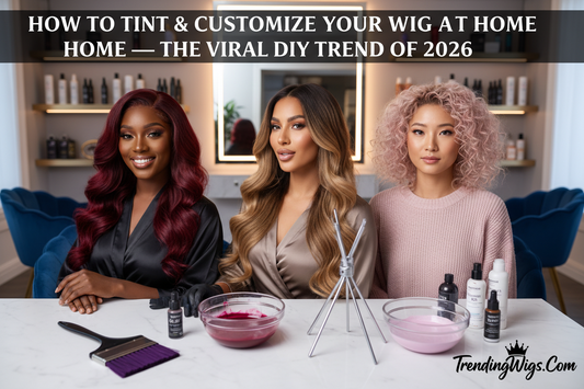 How to Tint & Customize Your Wig at Home — The Viral DIY Trend of 2026 | TrendingWigs.Com