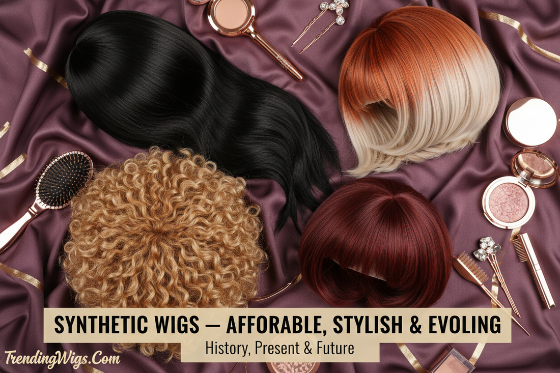 Synthetic Wigs — Affordable, Stylish & Evolving: History, Present & Future | TrendingWigs.Com